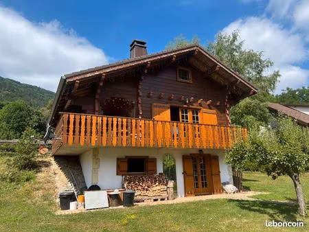 exclusivité monnetier mornex chalet en madrier