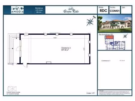 local d'activités à vendre
