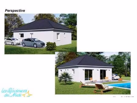 terrain avec maison neuve à vendre