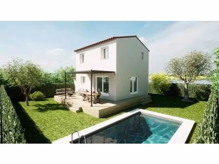 terrain avec maison neuve à vendre