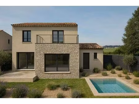 terrain avec maison neuve à vendre