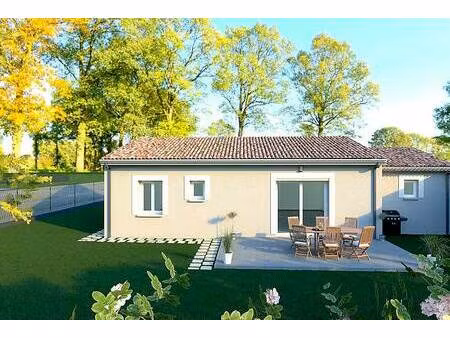 terrain avec maison neuve à vendre