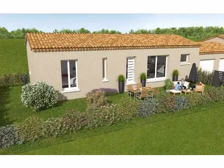 terrain avec maison neuve à vendre