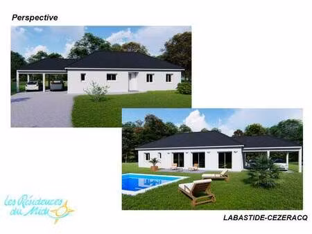 terrain avec maison neuve à vendre