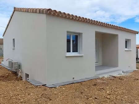 terrain avec maison neuve à vendre
