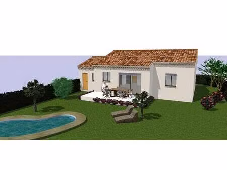 terrain avec maison neuve à vendre