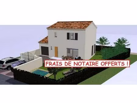 terrain avec maison neuve à vendre