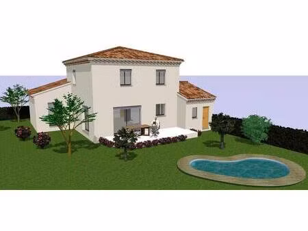 terrain avec maison neuve à vendre