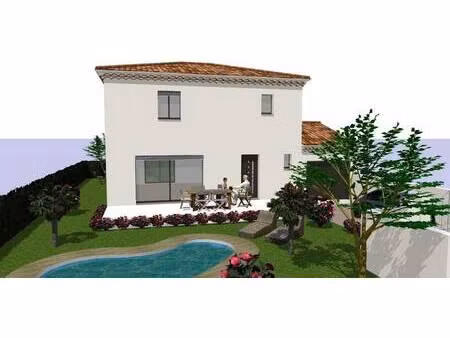 terrain avec maison neuve à vendre