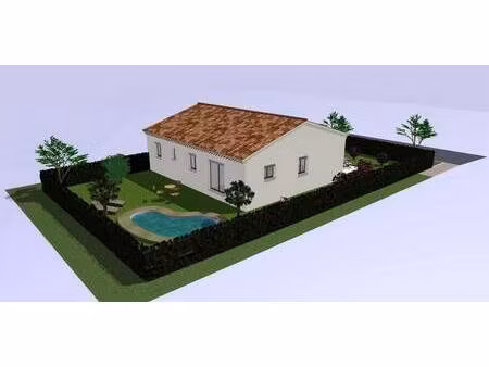 terrain avec maison neuve à vendre