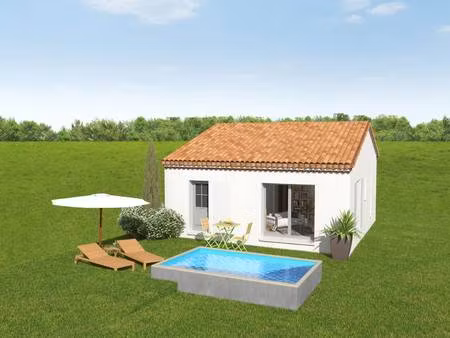 terrain avec maison neuve à vendre