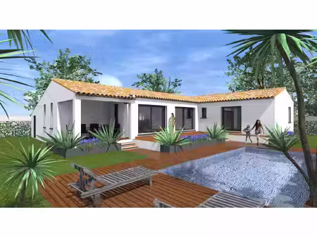 terrain avec maison neuf à vendre