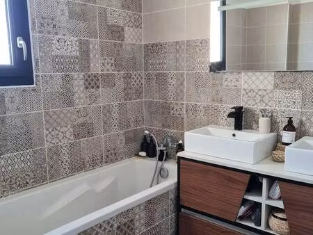 terrain avec maison neuve à vendre