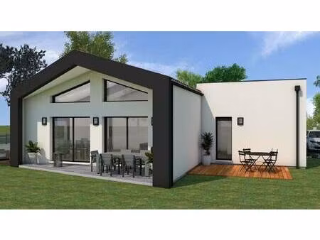 terrain avec maison neuve à vendre