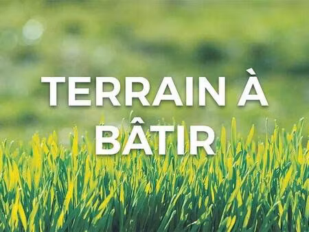 terrain constructible à vendre