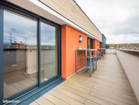 bureaux - 95 m² avec grande terrasse de 30 m² - vernon centre