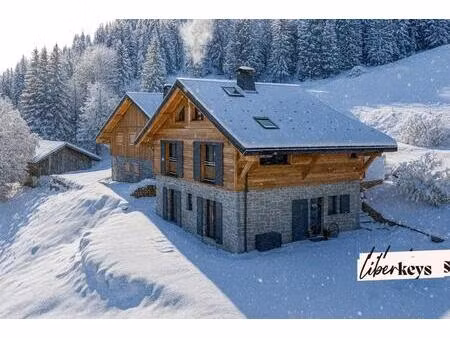 chalet d’exception | essert-romand – portes du soleil (1300 m)