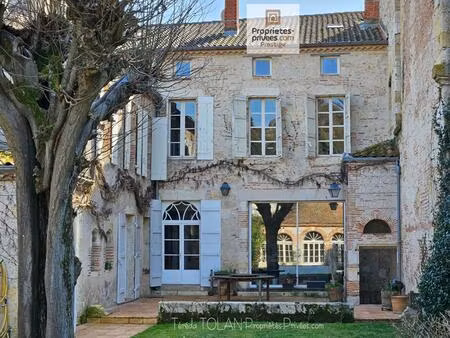 agen coeur historique : maison bourgeoise 10 pieces - 380 m² - parc - piscine - double gar