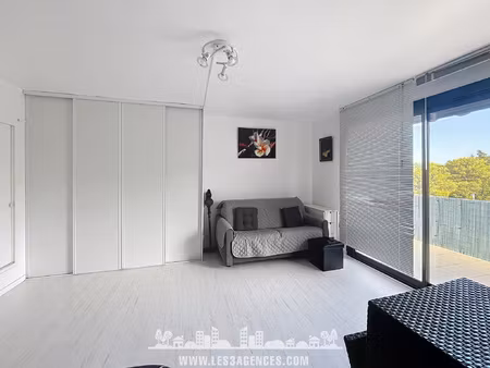 grand t1 climatise - dernier etage - centre-ville