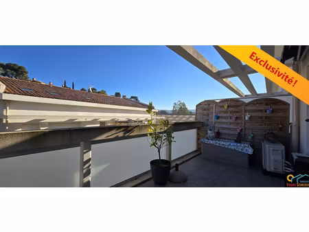 appartement 3 pieces 47m² carrez et 60m² au sol avec grande terrasse