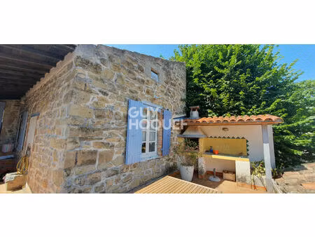 très belle maison de village en pierres avec terrain