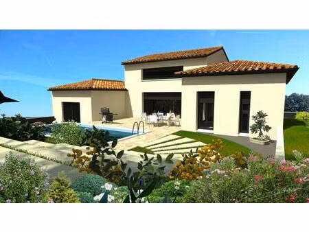 terrain avec maison neuve à vendre