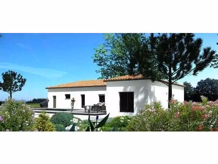 terrain avec maison neuve à vendre