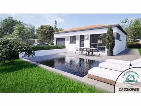 terrain avec maison neuve à vendre