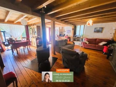 maison écologique avec piscine 5 pièces de 150 m² habitables – terrain de 3 000 m² à 5 min