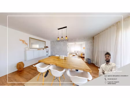 achat appartement 4 pièces 91m² danjoutin 90400