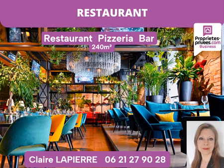 secteur rennes - bar restaurant pizzeria avec licence iv et grande terrasse