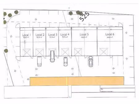 location local commercial 79m2 cabestany 66330 - 558 € - surface privée