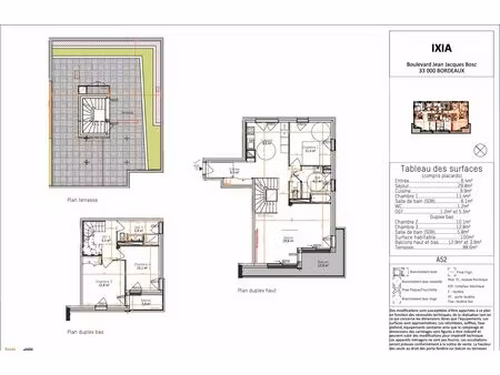 bld jean jacques bosc - a louer vide - superbe 5 pieces de 102 m2 - appartement neuf - ter