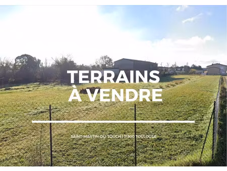 vente terrain 730 m² à toulouse (31000)  210 000 €