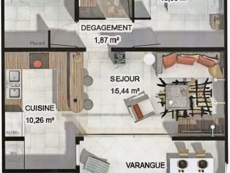 vente appartement 3 pièces