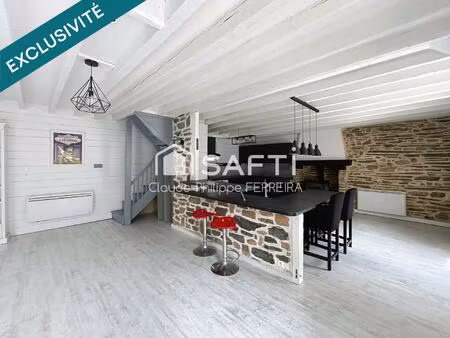 charmante maison 125m2 et son grand garage en pierre