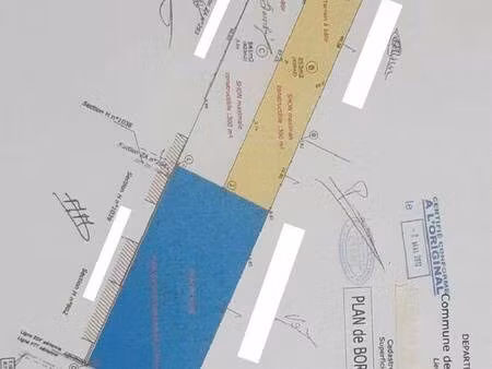 terrain constructible à vendre