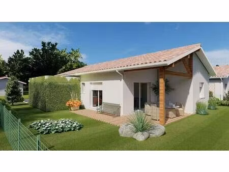 terrain avec maison neuve à vendre