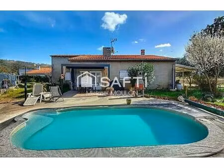 maison t5 - 4 chambres - 118m² - garage et piscine