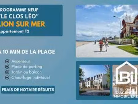 vente appartement 2 pièces à lion-sur-mer (14780) : à vendre 2 pièces / 48m² lion-sur-mer