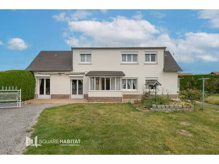 maison aubermesnil beaumais 5 pièce(s) 120 m2 avec grand bâtiment -1810 m2 de terrain