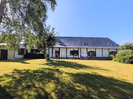 longère normande de plain-pied entièrement rénovée  159m2 habitable à criquier 76