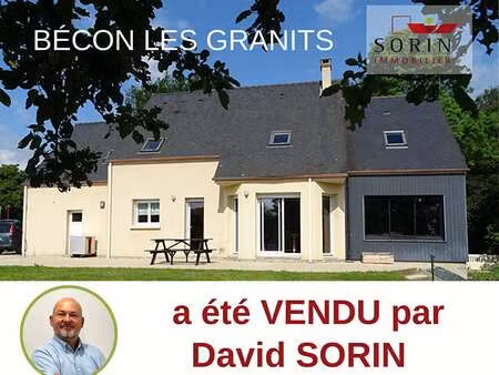 vente maison à bécon-les-granits (49370) : à vendre / 182m² bécon-les-granits