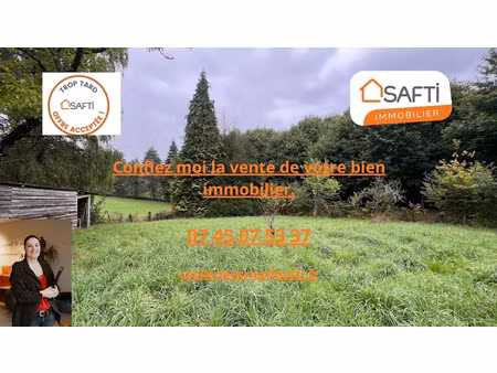 vente terrain 820 m² à estivaux (19410)  7 000 €