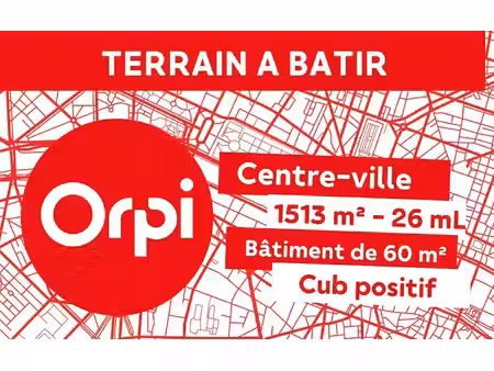 vente terrain 1513 m² à roye (80700)  75 000 €