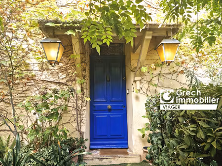 viager libre demi maison de 2 appartements avec jardin et