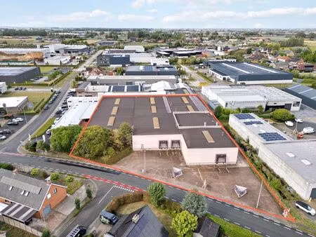 entrepôt avec bureau à vendre à ingelmunster