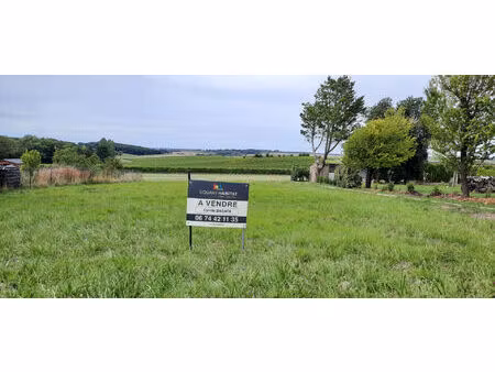 terrain à bâtir de 875 m² à épargnes