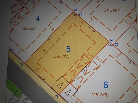 vente terrain 135 m² ginestas (11120)