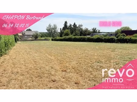 achat terrain 1 550m² nueil sur layon 49560
